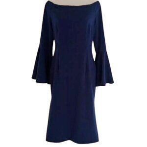 KEEPSAKE OFF SHOULDER BELL SLEEVE DRESS